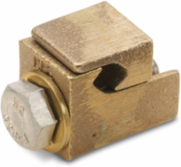 Bronze Parallel Groove Connector for 2 Conductors Wire Range 8 Sol. to 4 Str.