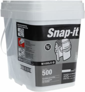 PLASTIC CONNECTOR 1/2 500/BUCKET