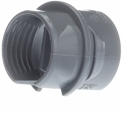 PLASTIC CONN 1/2IN GRY 10BG OF 100