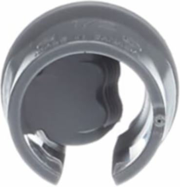 PLASTIC CONN 1/2IN GRY 10BG OF 100