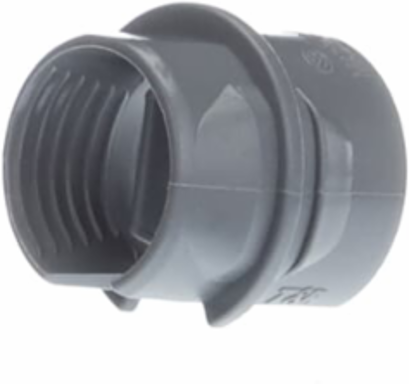 PLASTIC CONN 1/2IN GRY 500PK