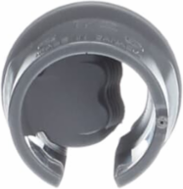 PLASTIC CONN 1/2IN GRY 500PK