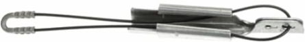 Aluminum Service Entrance Wedge Clamp, 18-1/2 Inch Length, 35 kV Voltage Rating