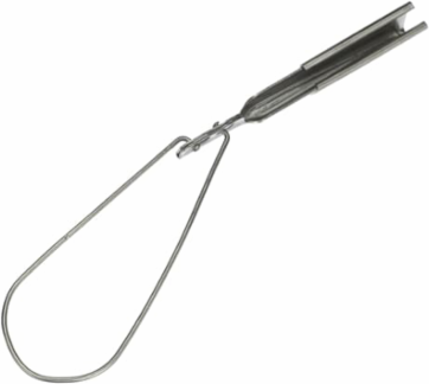 Stainless Steel Wedge Clamp 12 Inch x 2-3/8 Inch for 2-6 Stranded Wires, 1300 lbs Tensile Strength