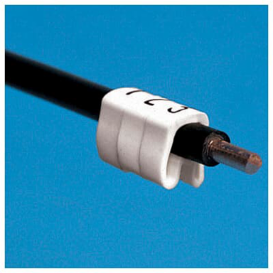 VNYL MARKER - 2-1/4X1/2 L600 VOLTS