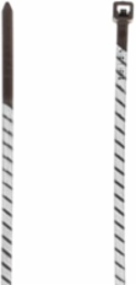 CBL TIE 18LB 4IN BROWN/WHITE STRIP