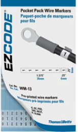 WIRE MKR BK-3X5 VNYL CLTH LMIX