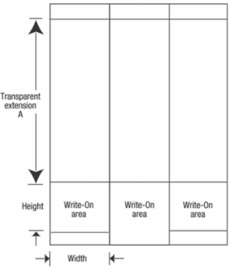 WRITE ON CBL MRKR 1X2-3/4 3/CARD