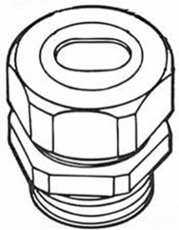 Water-tight Connectors 2 Inch, Die Cast Zinc, External Thread