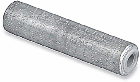 Uninsulated Aluminum Service Entrance Compression Splices 4 Inch, 2 Conductors