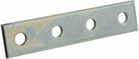 4-HOLE SPLICE PLT LEN 7.25IN EG STL