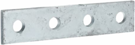 4-HOLE SPLICE PLT LEN 7.25IN HDG