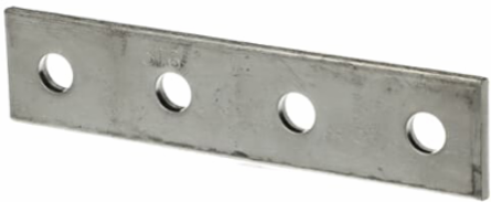4-HOLE SPLICE PLT LEN 7.25IN 316 SS