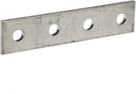 4-HOLE SPLICE PLT LEN 7.25IN 316 SS