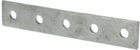 5-HOLE SPLICE PLT LEN 9-1/8IN HDG