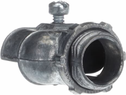 Duplex Clamp Connector 3/8 Inch Zinc Die Cast, Clamping Range 0.13-0.65 Inch
