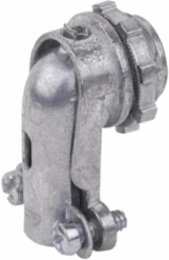 Insulated 90 Degree Clamp-Type Connector, 3/8 Inch, Zinc Die Cast
