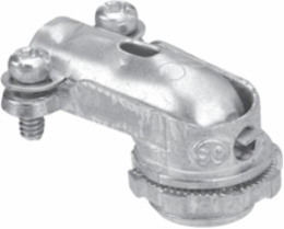 Insulated 90 Degree Clamp Connector, 1 Inch, Zinc Die Cast