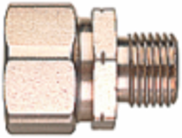 Straight Fitting with External Thread for Covered Conduit