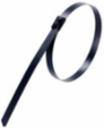 CABLE TIE 100LB 4IN 316SS BLK COAT
