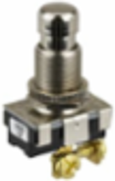 SWITCH PUSH BUTTON ON (OFF) SPST PLUNGER