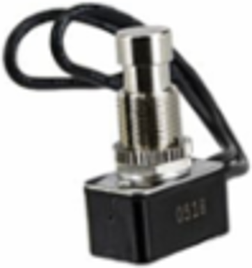 SWITCH PUSH BUTTON ON OFF SPST PLUNGER 1