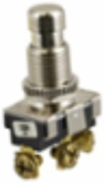SWITCH PUSH BUTTON ON ON SPDT PLUNGER 15