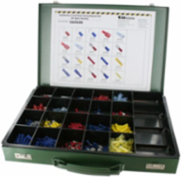 KSPEC TERMINAL ASST KIT 500PC METAL BOX