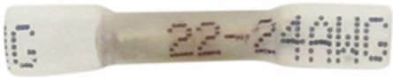 BUTT SPLICE CRIMP/SHRINK 24-22 25PK