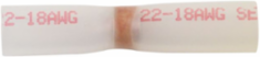 BUTT SPLICE SOLDER/SHRINK 20-18GA 25PK