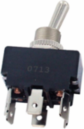 SWITCH TOG MD ON/ON 6-BLADE CHR HAN