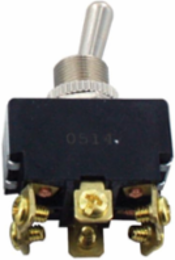 SWITCH TOG MD ON/OFF/ON 6-SCREW CHR HAN