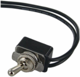 SWITCH TOG LIGHT-DUTY ON/OFF NICKL PL 2-LEADS BAT HNDL