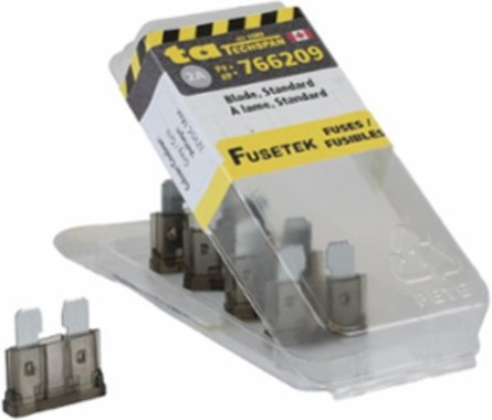 FUSE BLADE STANDARD 2AMP GREY 5PK