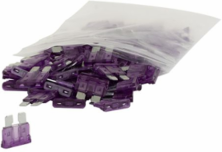 FUSE BLADE STANDARD 3AMP VIOLET 100PK