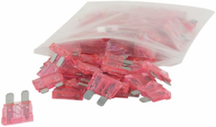 FUSE BLADE STANDARD 4AMP PINK 100PK