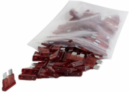 FUSE BLADE STANDARD 10AMP RED 100PK