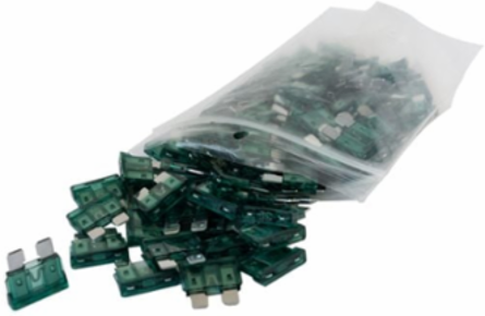 FUSE BLADE STANDARD 30AMP GREEN 100PK