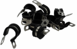 CLAMP STEEL RUBBER-INSUL 1/2"W X 5/8"ID 100PK
