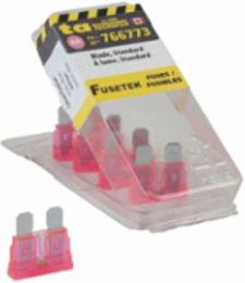 FUSE BLADE LED STANDARD 4AMP PINK 5PK