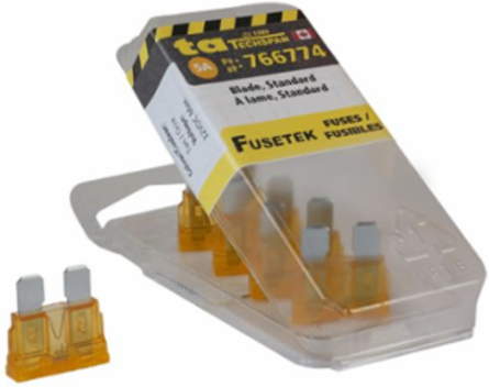 FUSE BLADE LED STANDARD 5AMP TAN 5PK