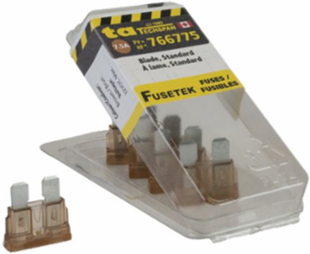 FUSE BLADE LED STANDARD 7.5AMP BROWN 5PK