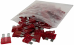 FUSE BLADE LED STANDARD 10AMP RED 100PK
