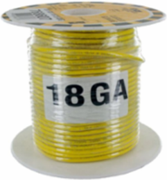 WIRE TEW 18GA YELLOW 30M [98FT