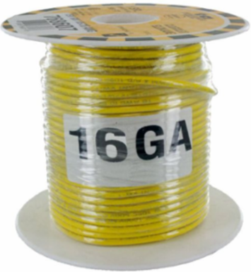 WIRE TEW 16GA YELLOW 30M [98FT