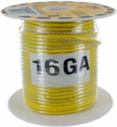 WIRE TEW 16GA YELLOW 30M [98FT