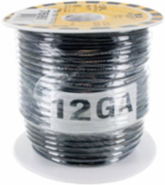 WIRE TEW 12GA BLACK 30M [98FT]