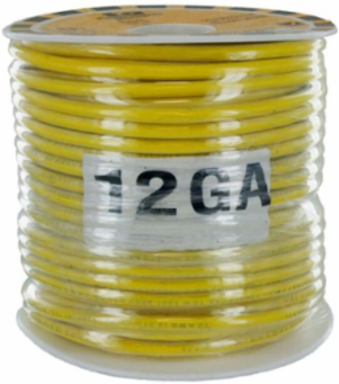 WIRE TEW 12GA YELLOW 30M [98FT