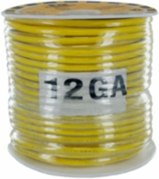 WIRE TEW 12GA YELLOW 30M [98FT