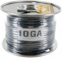 WIRE TEW 10GA BLACK 30M [98FT]
